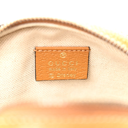 Gucci X DISNEY Mini Vintage GG Supreme Monogram Mickey Mouse Round Shoulder Bag Beige Vintage Sun Oil 6 of 10