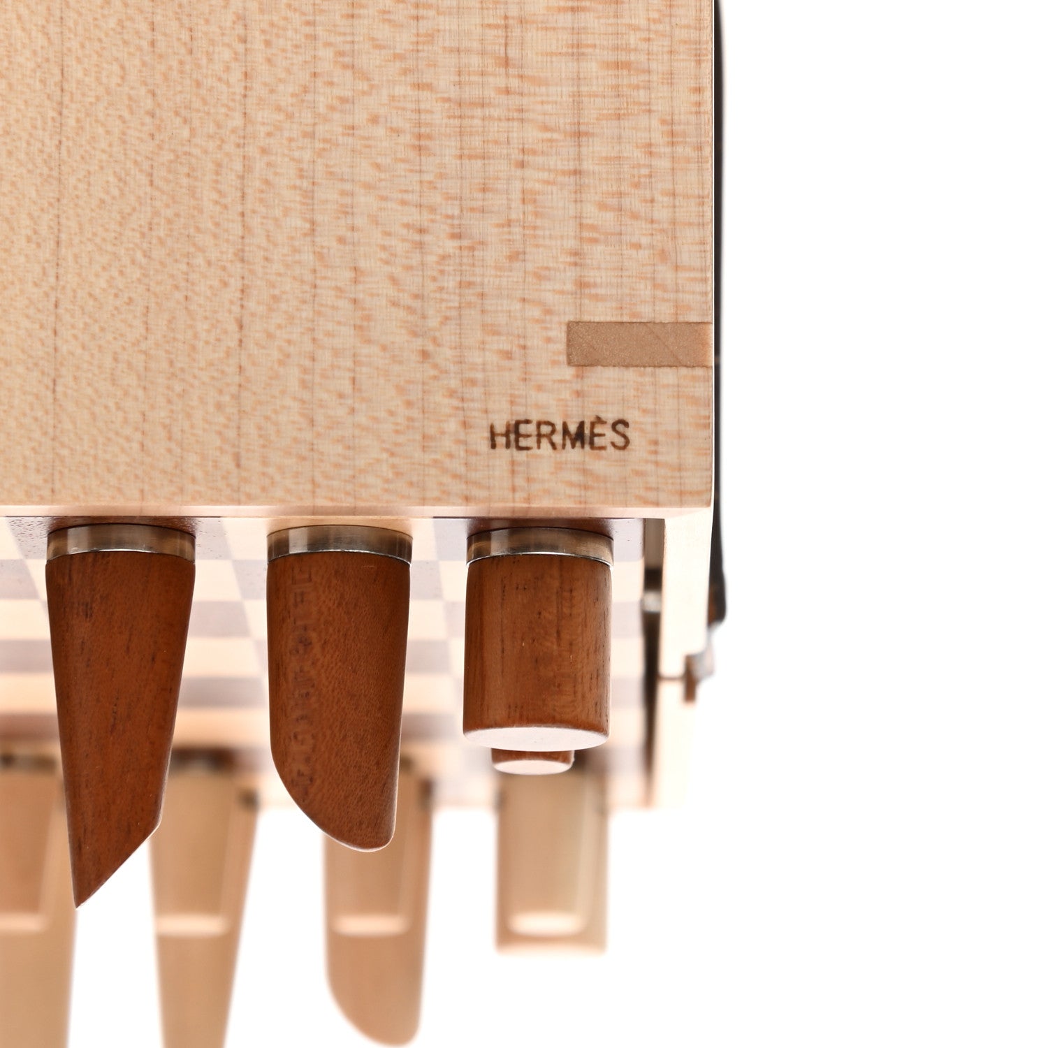 Hermes Sycamore Mahogany Wood Samarcande Chess Game 7 of 10