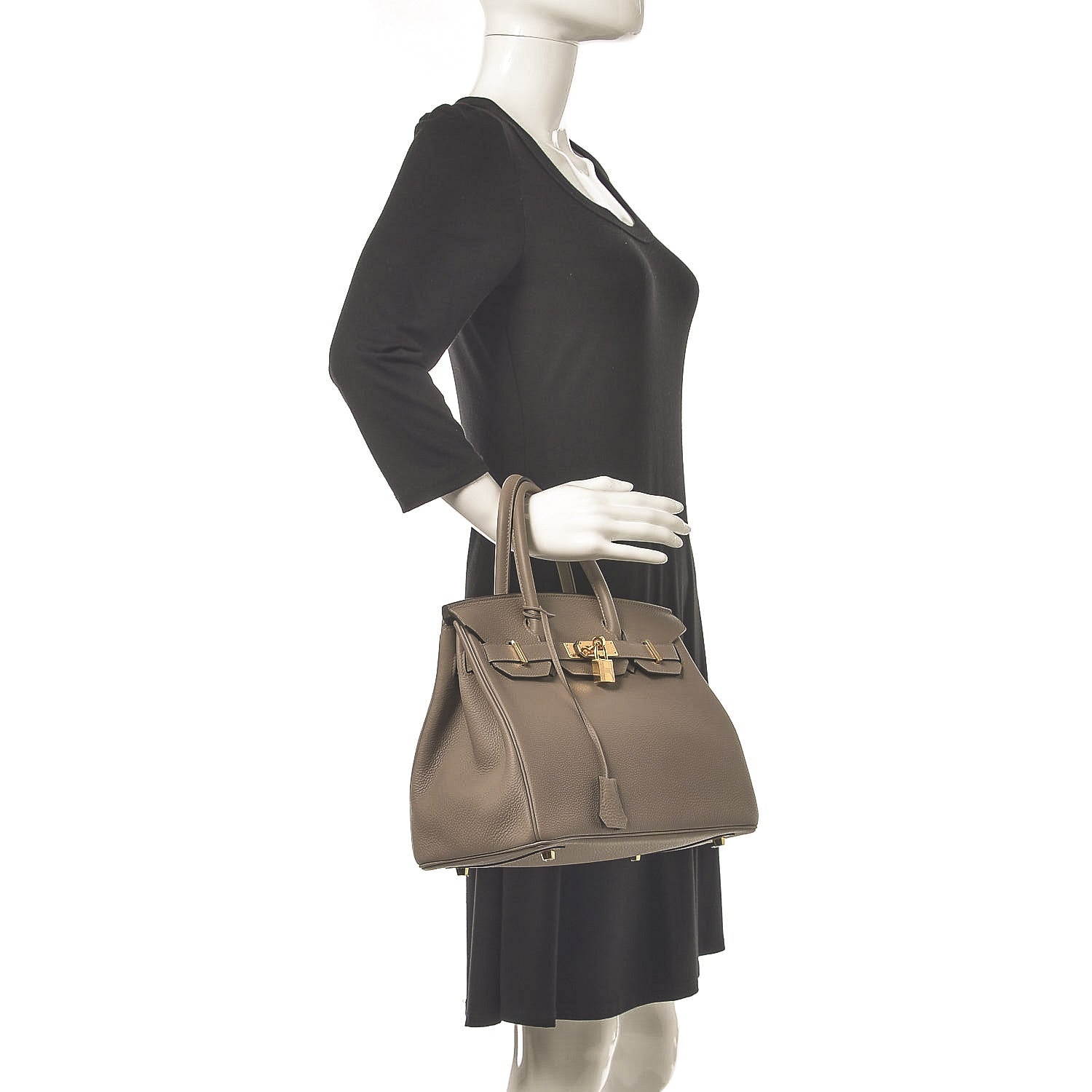 Hermes Togo Birkin 30 Gris Asphalte 2 of 15