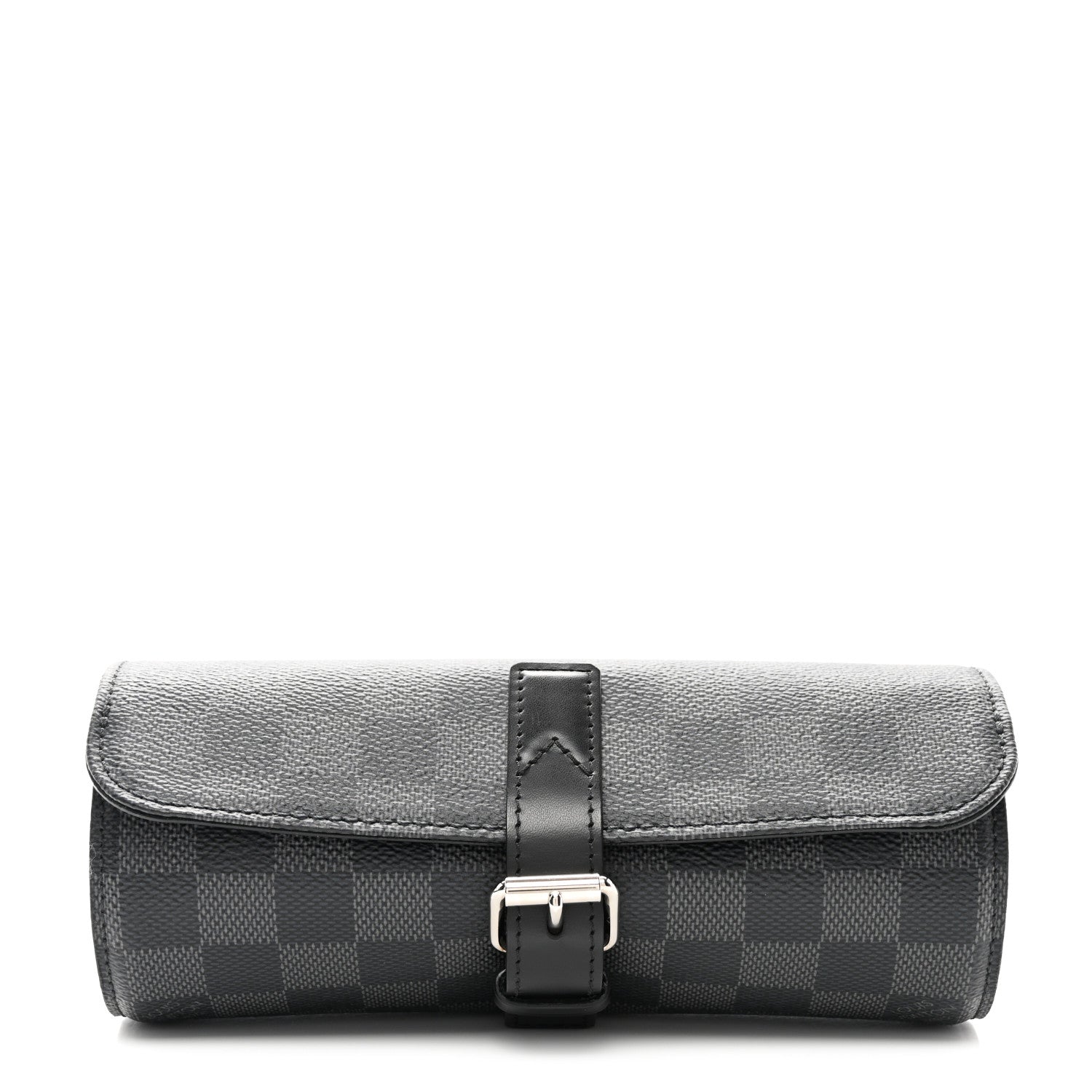 Louis Vuitton Damier Graphite 3 Watch Travel Case 1 of 7