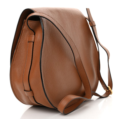 Chloe Calfskin Medium Marcie Round Crossbody Bag Tan 3 of 14