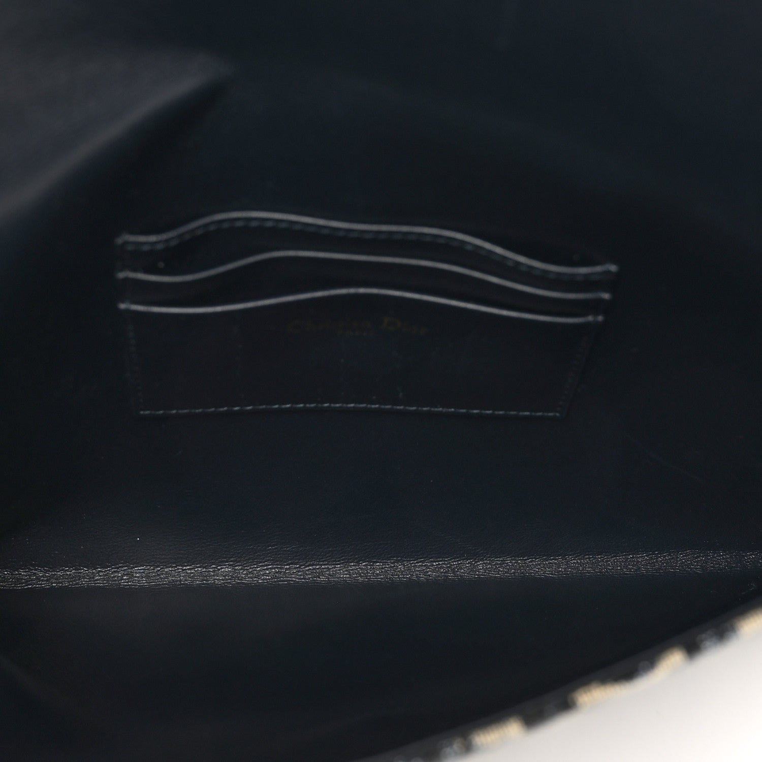 Christian Dior Oblique 30 Montaigne Avenue Pouch With Flap Blue 5 of 6
