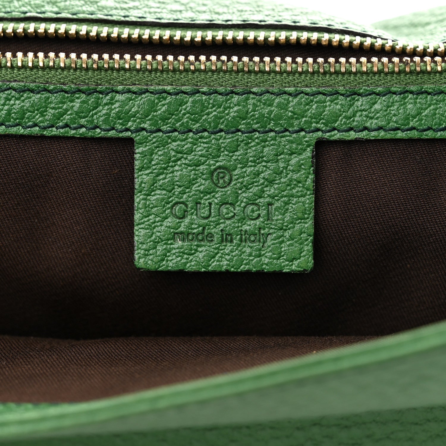 Gucci Pebbled Calfskin Web Blondie Hobo Green 6 of 10