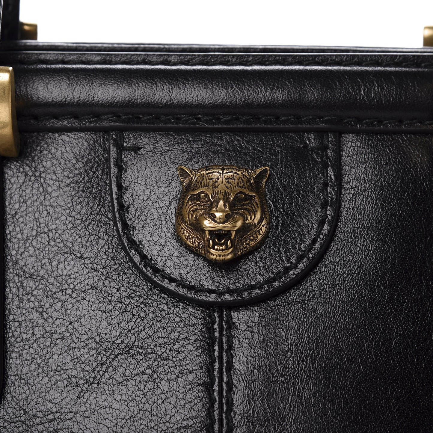Calfskin Medium Re(Belle) Top Handle Bag Black