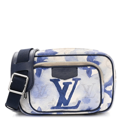 Louis Vuitton Monogram Watercolor Outdoor Pouch Blue 1 of 12