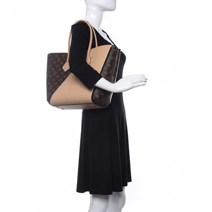 Louis Vuitton Calfskin Monogram Kimono Tote Dune 2 of 8