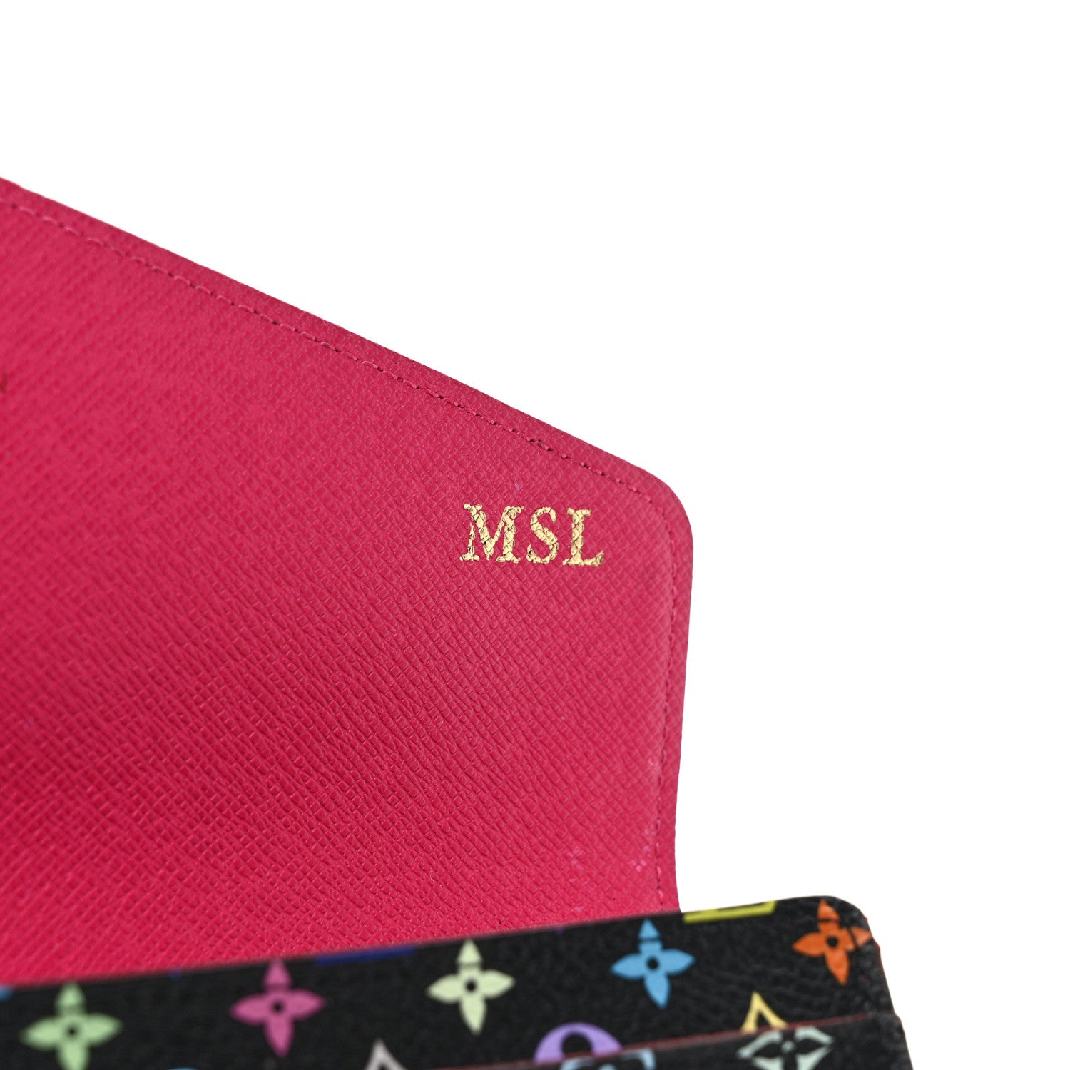 Louis Vuitton Monogram Multicolor Sarah Wallet NM Black Grenade 6 of 8