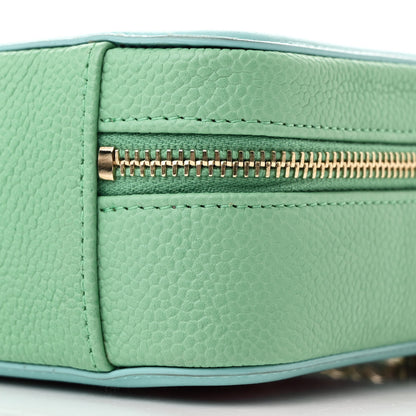Chanel Caviar Quilted Filigree Vanity Clutch With Chain Pink Light Blue Green 11 of 11