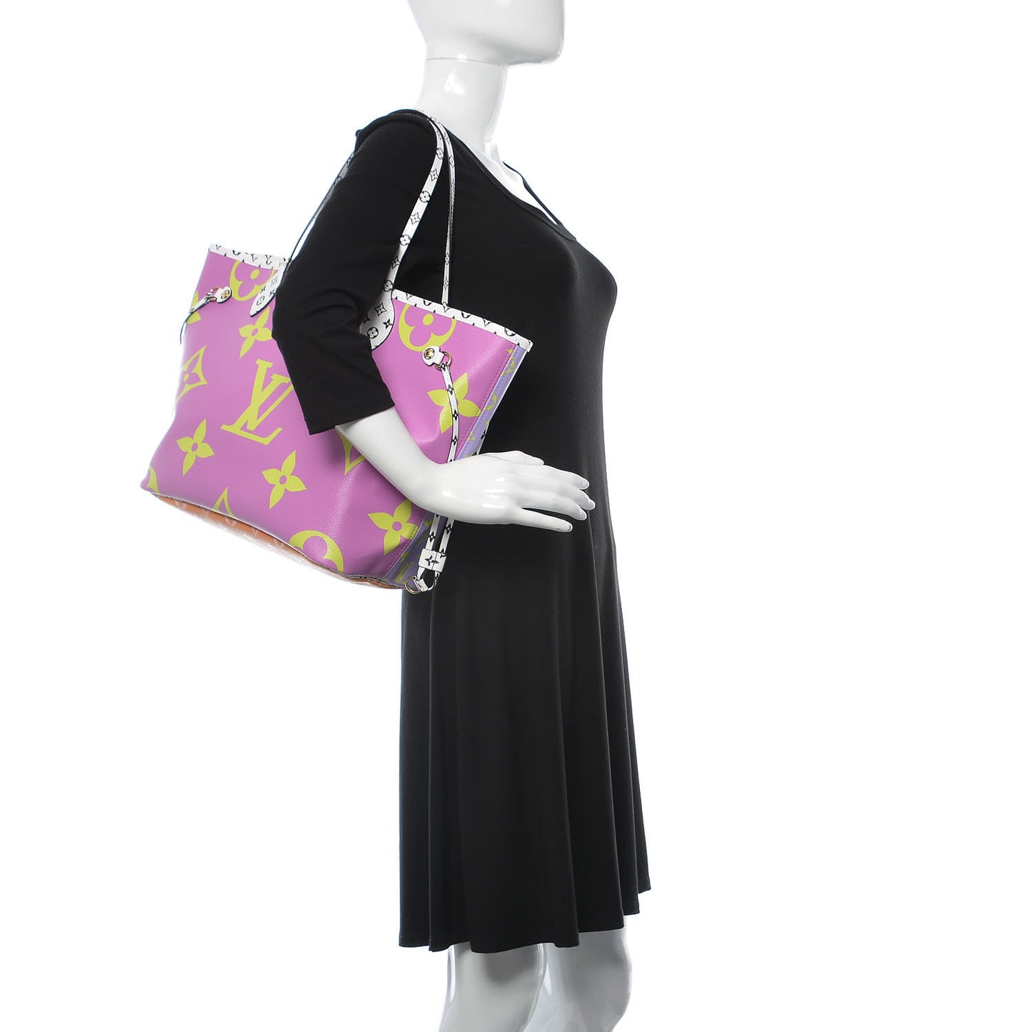 Monogram Giant Neverfull MM Pink Lilac