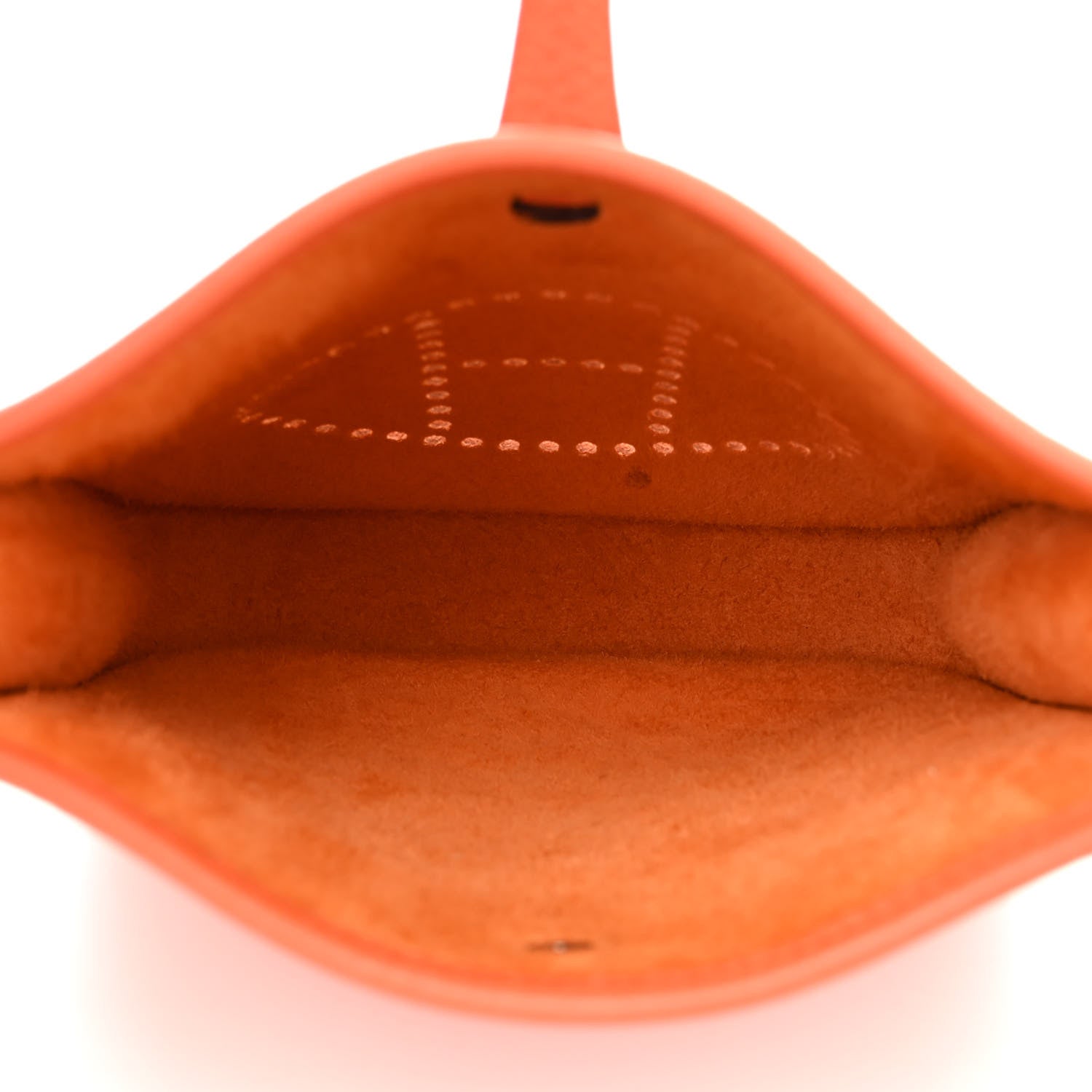 Hermes Taurillon Clemence Amazone Evelyne TPM Orange Craie 5 of 12