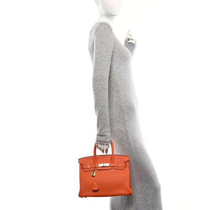 Hermes Fjord Birkin 30 Orange 2 of 14