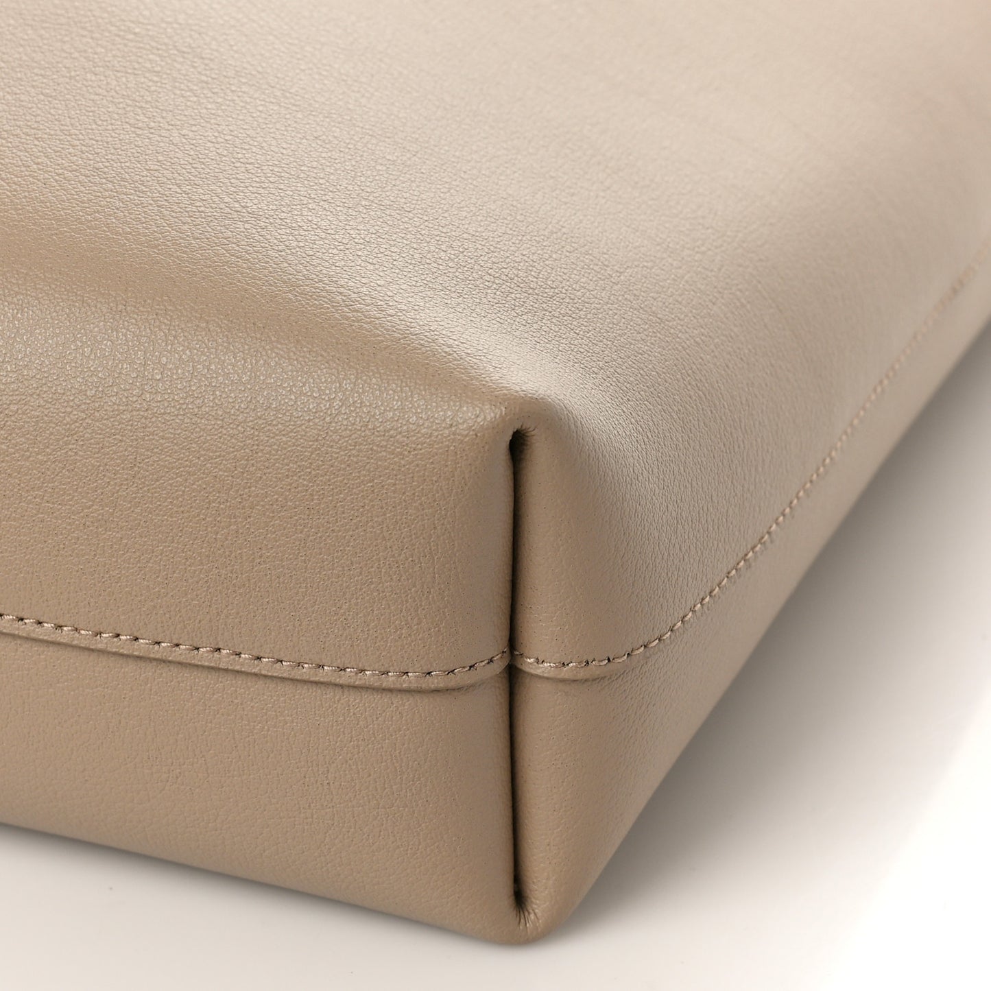 Calfskin Toy Shopping Tote Nude Powder