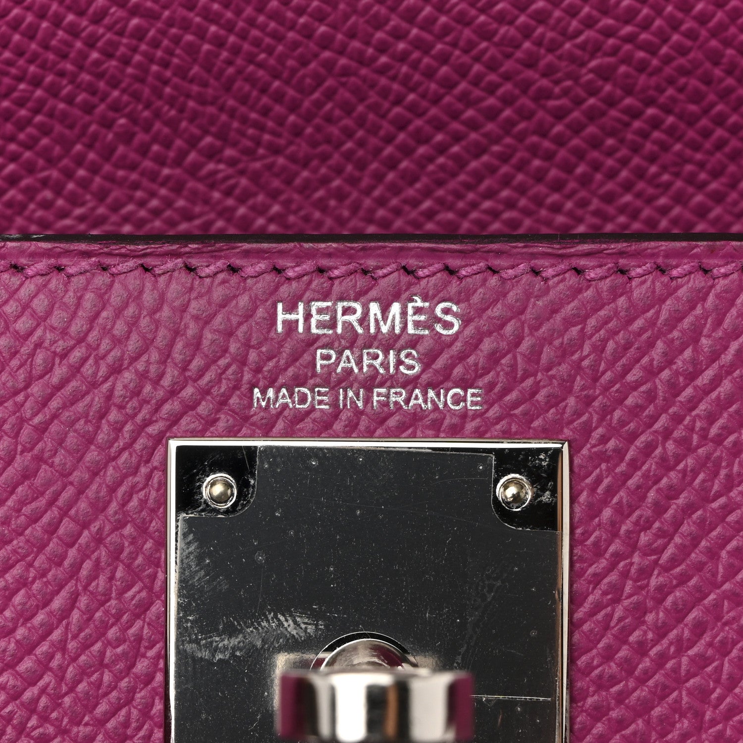 Hermes Epsom Kelly Sellier 28 Rose Pourpre 6 of 15