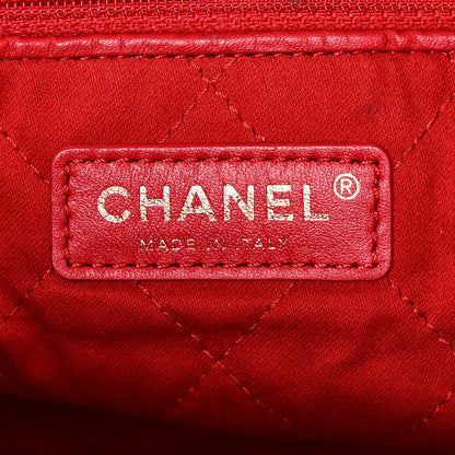 Chanel Shiny Calfskin Quilted Small Chanel 22 Red 7 of 12