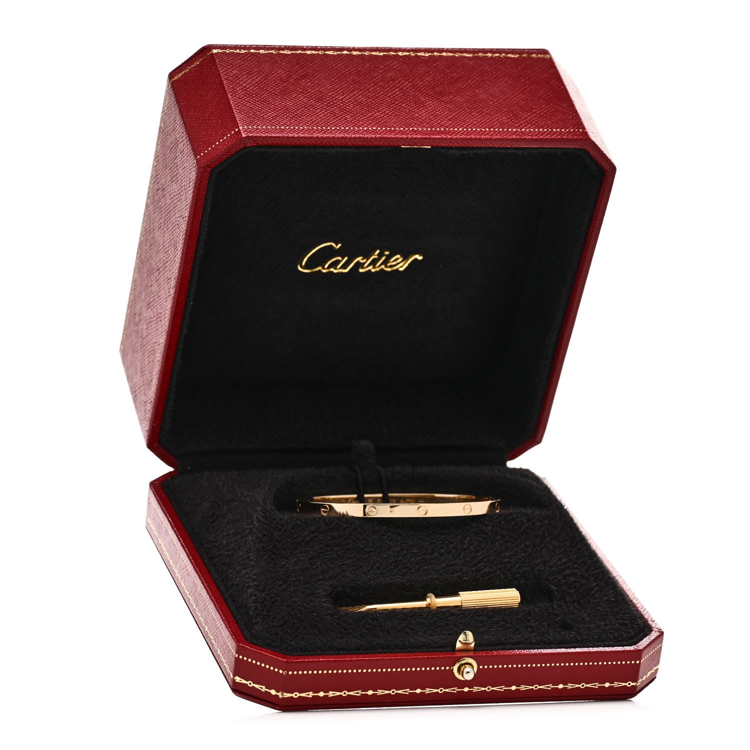 Cartier 18K Yellow Gold Small LOVE Bracelet 16 8 of 8