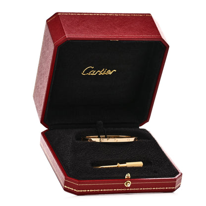 Cartier 18K Yellow Gold Small LOVE Bracelet 16 8 of 8