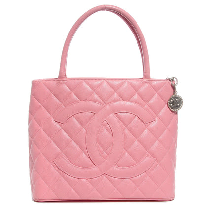 Chanel Caviar Medallion CC Tote Light Pink 1 of 8