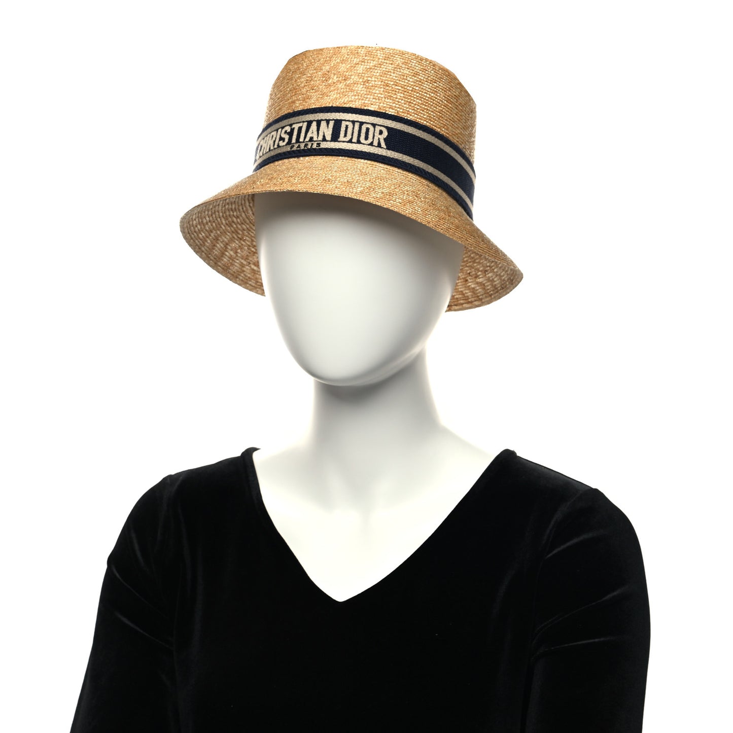 Straw Dioresort Small Brim Hat 57 Natural