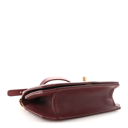 Chanel Calfskin Quilted Small Flap Bag Burgundy 4 of 10