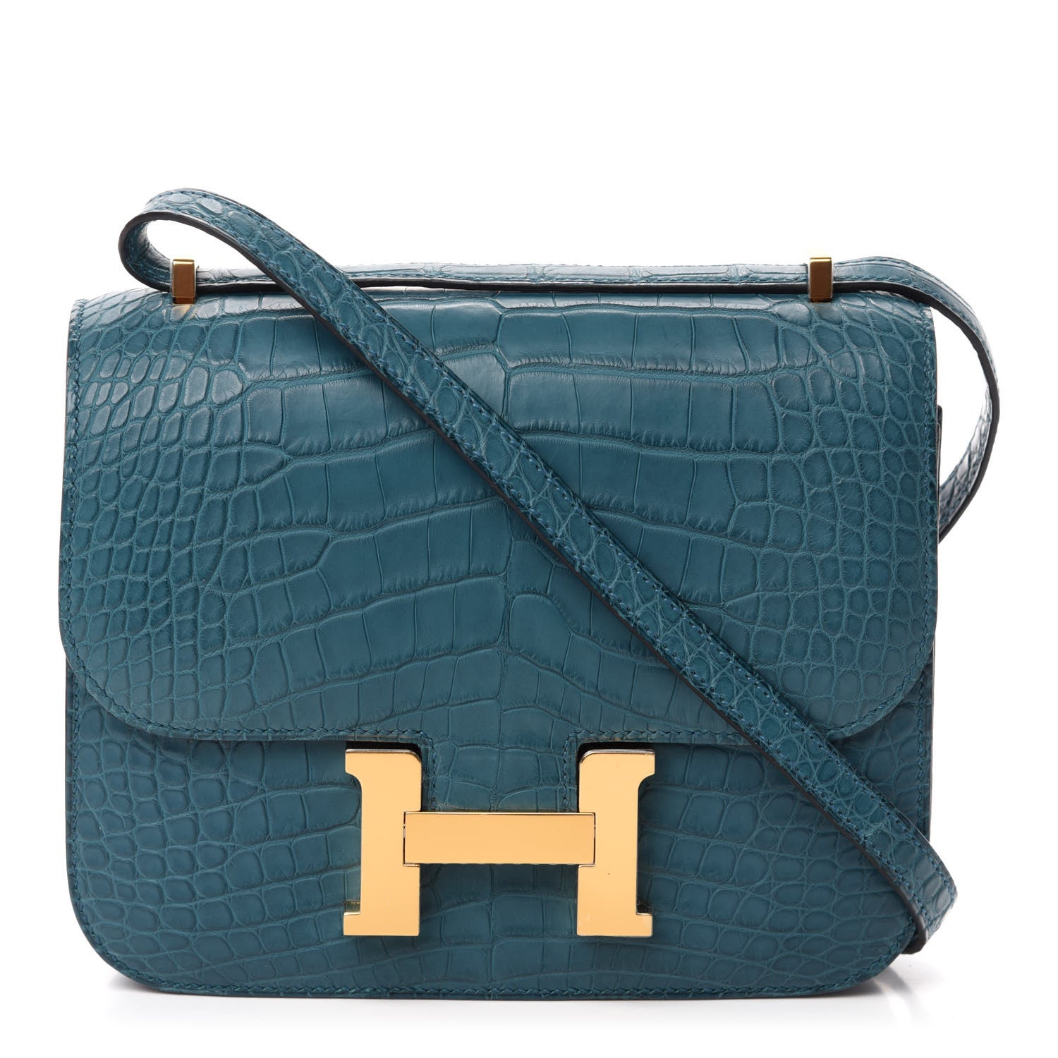 Hermes Matte Alligator Constance 18 Colvert 1 of 11