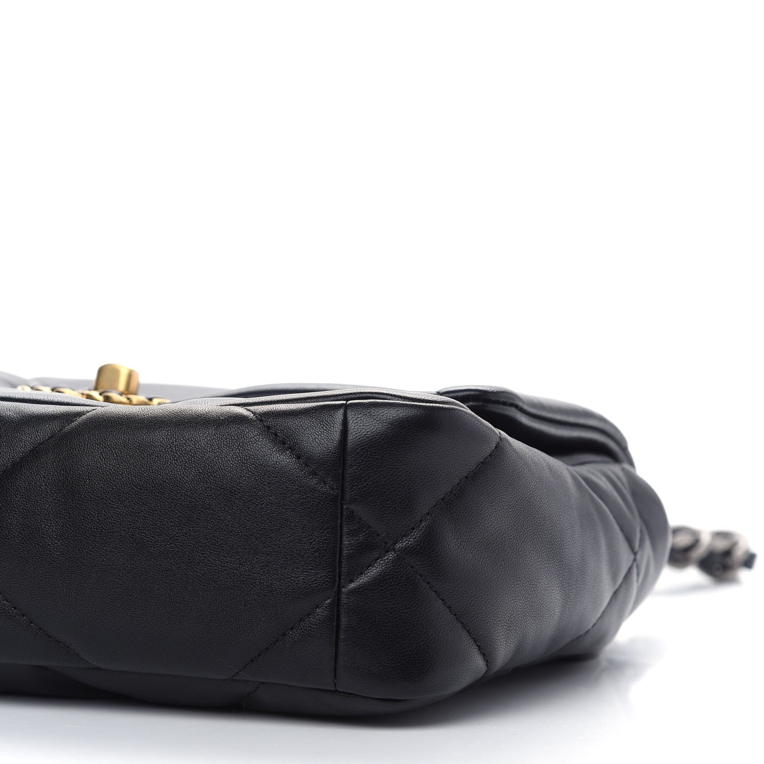Chanel Lambskin Quilted Medium Chanel 19 Flap Black 10 of 10