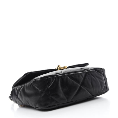 Chanel Goatskin Quilted Medium Chanel 19 Flap Black 4 of 11