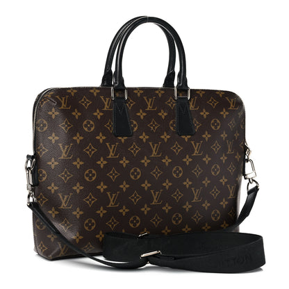 Louis Vuitton Monogram Macassar Porte-Documents Jour 3 of 12