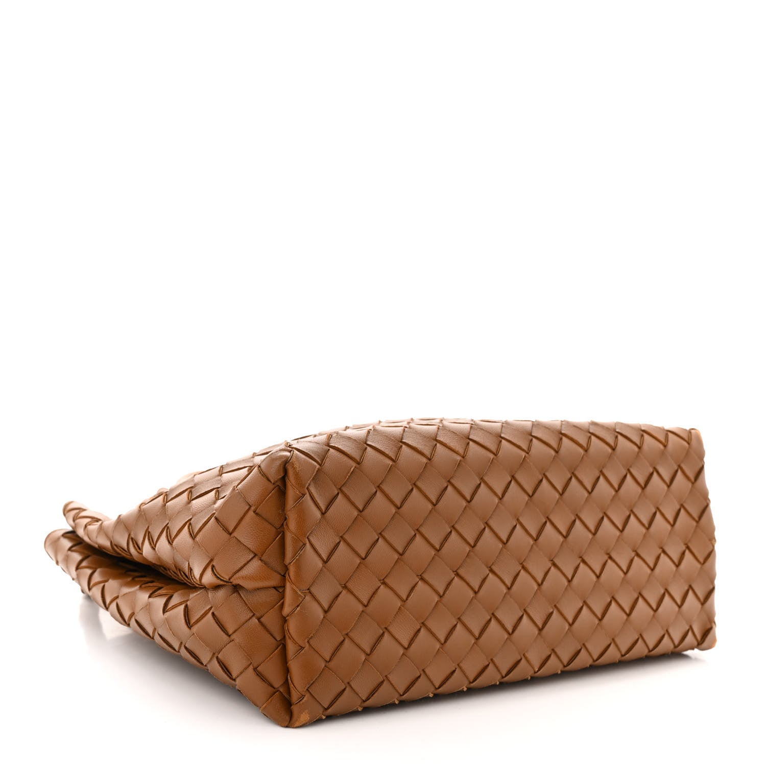 Bottega Veneta Nappa Intrecciato Medium Andiamo Shoulder Bag Cognac 4 of 11