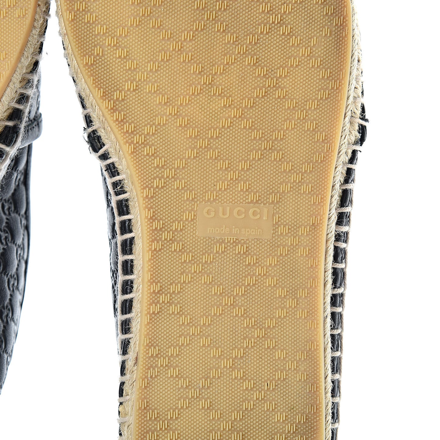 Guccissima Signature Espadrilles 38.5 Black
