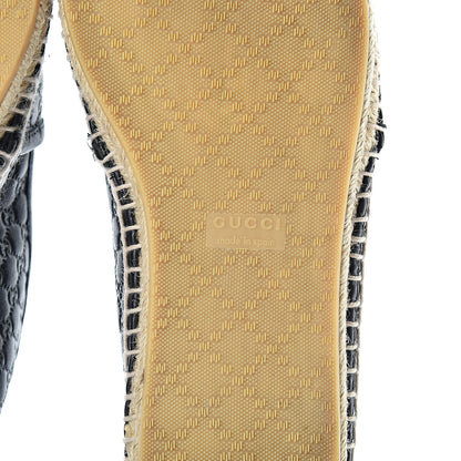 Gucci Guccissima Signature Espadrilles 38.5 Black 8 of 11