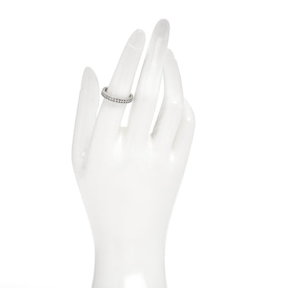 Roberto Coin 18K White Gold Diamond Symphony Princess Band Ring 53 6.5 2 of 4