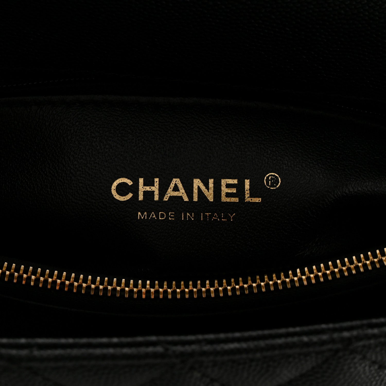 Chanel Caviar Lizard Embossed Quilted Small Coco Handle Flap Black 6 of 10