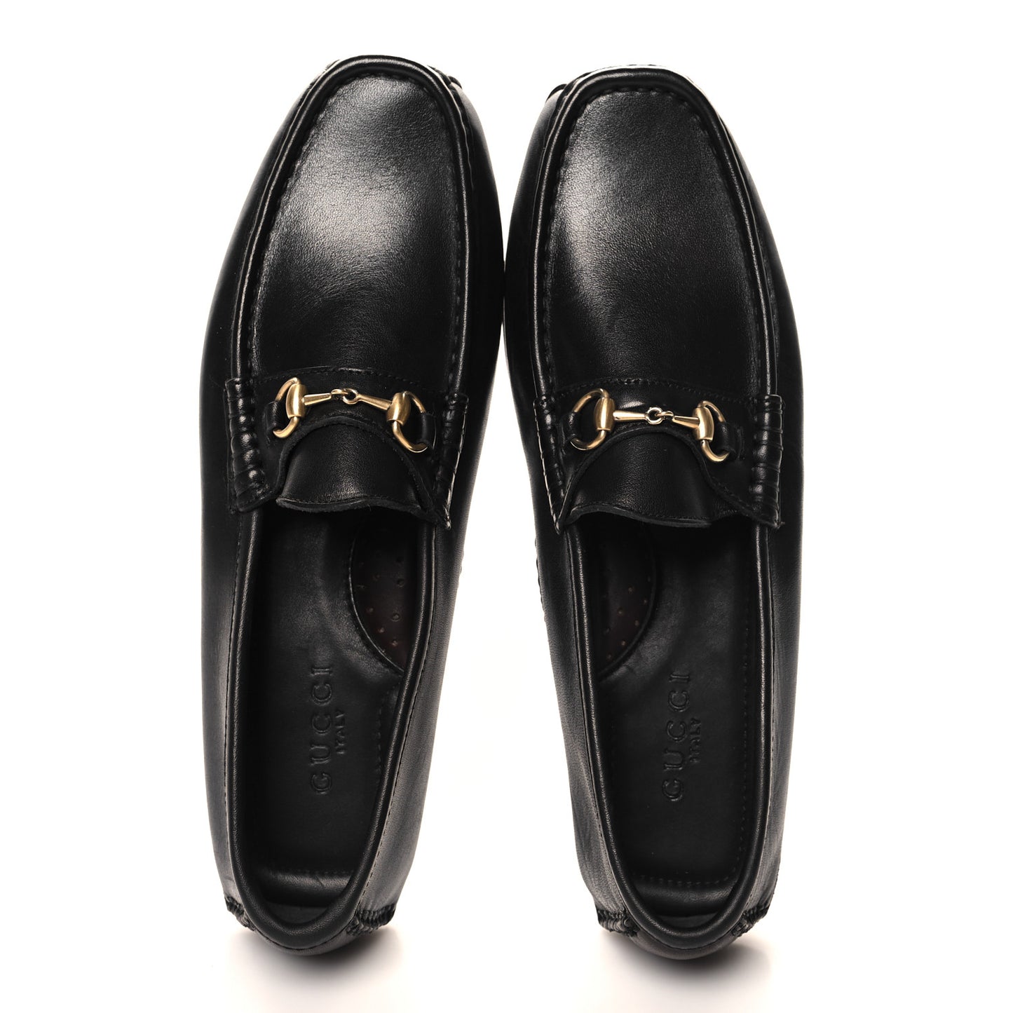 Calfskin Mens Horsebit Loafers 10 Brown