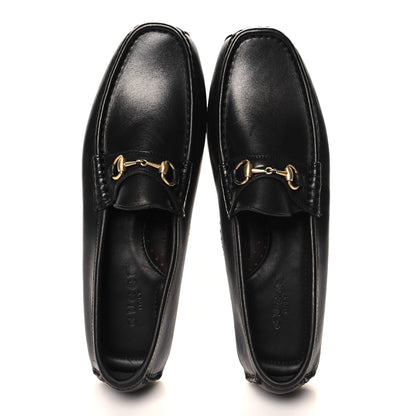 Gucci Calfskin Mens Horsebit Loafers 10 Brown 2 of 9