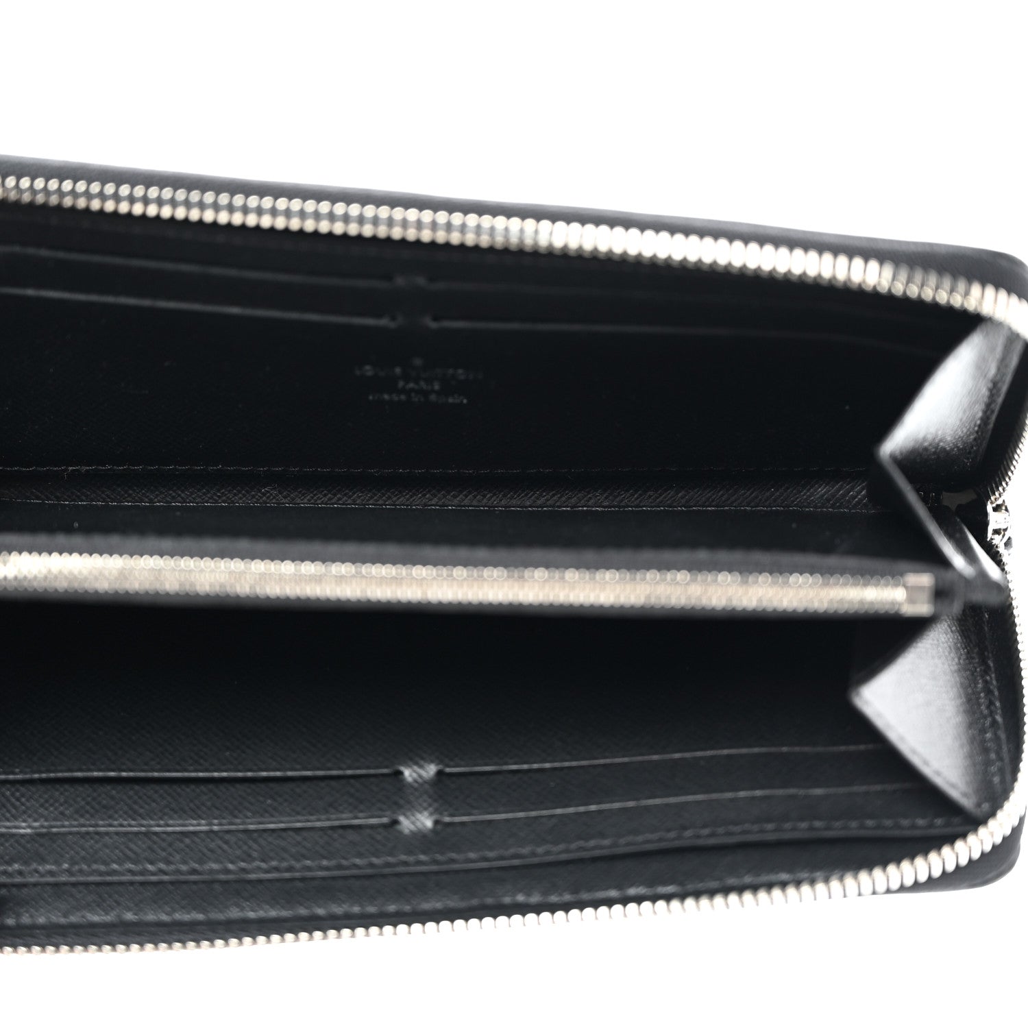 Louis Vuitton Epi Clemence Wallet Black 5 of 6