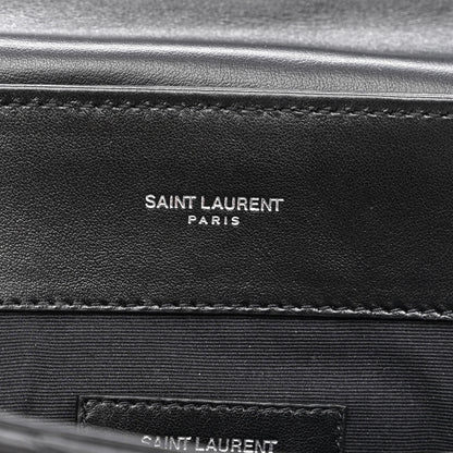 Saint Laurent Calfskin Y Quilted Monogram Loulou Document Holder Black 6 of 10