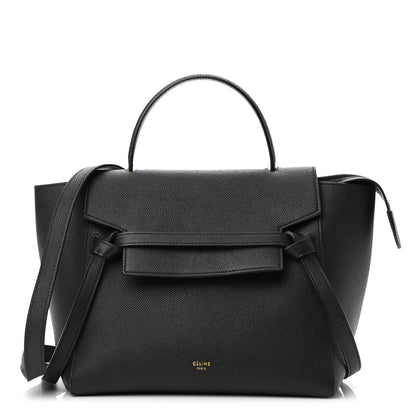 Celine Grained Calfskin Micro Belt Bag Black 1 of 10