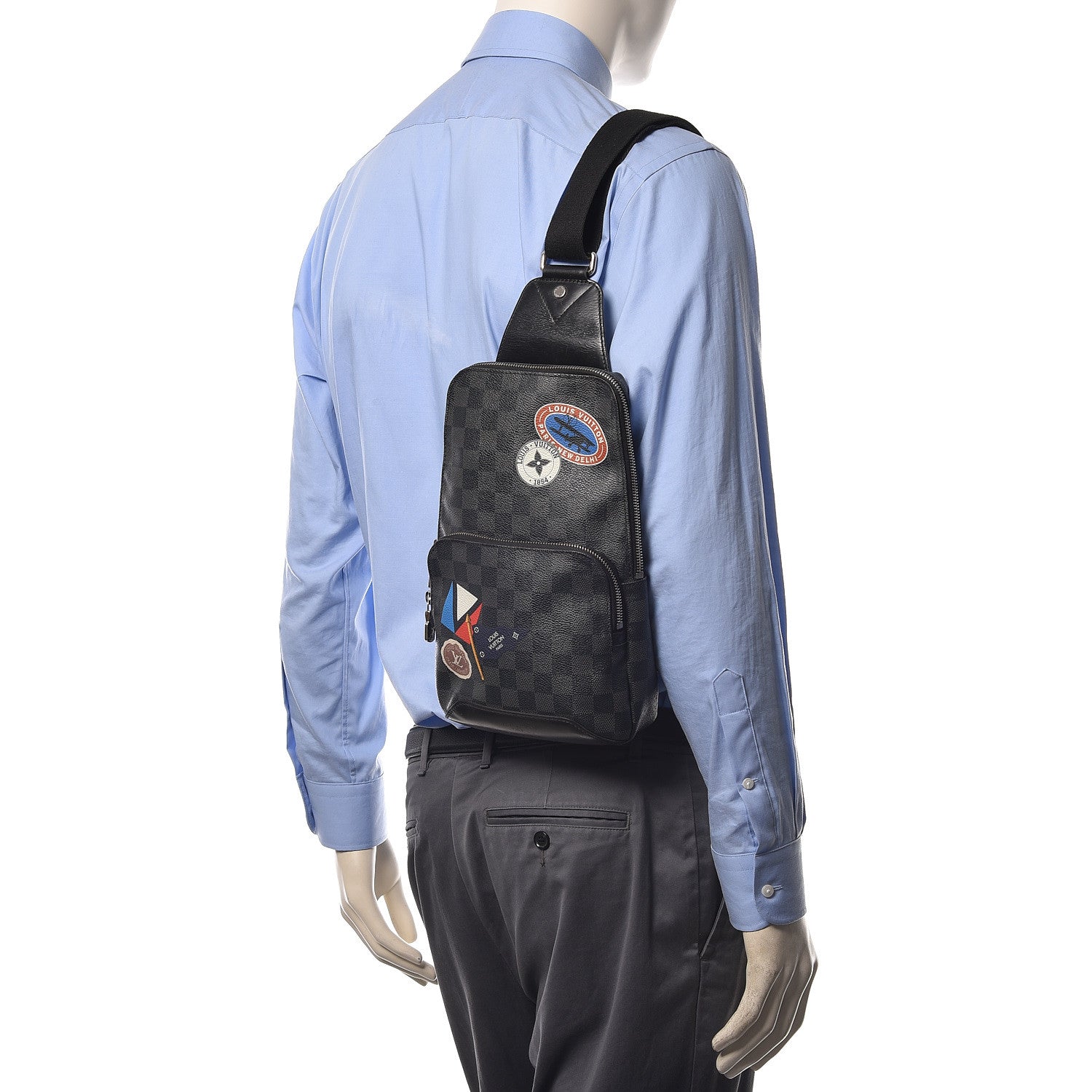 Louis Vuitton Damier Graphite LV League Avenue Sling Backpack 2 of 10