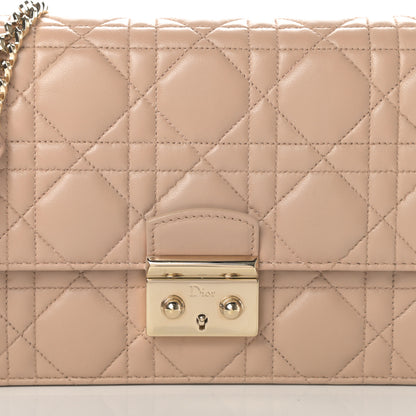 Christian Dior Lambskin Cannage Miss Dior Promenade Pouch Beige 9 of 14
