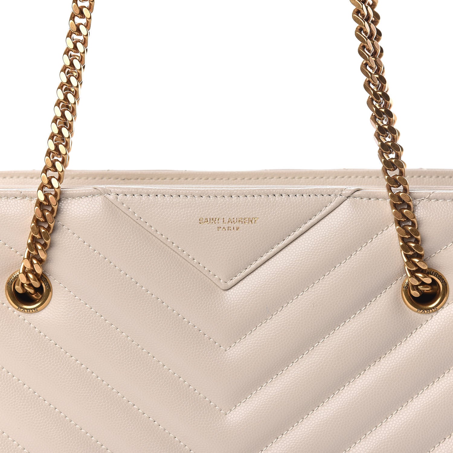 Saint Laurent Grain De Poudre Matelasse Chevron Small Tribeca Shopping Bag 11 of 12