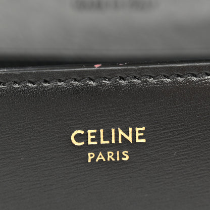 Celine Shiny Calfskin Triomphe Margo Wallet on Chain Black 6 of 12