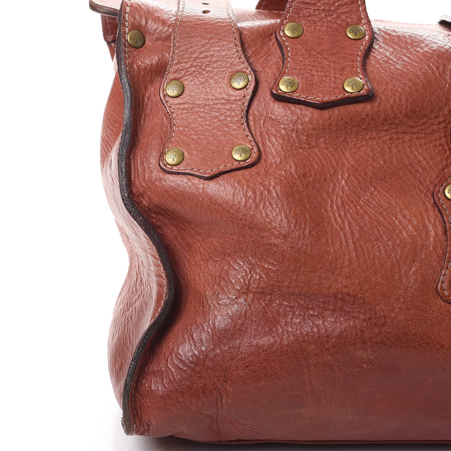 Mulberry Calfskin Roxanne Satchel Rust 32 of 40
