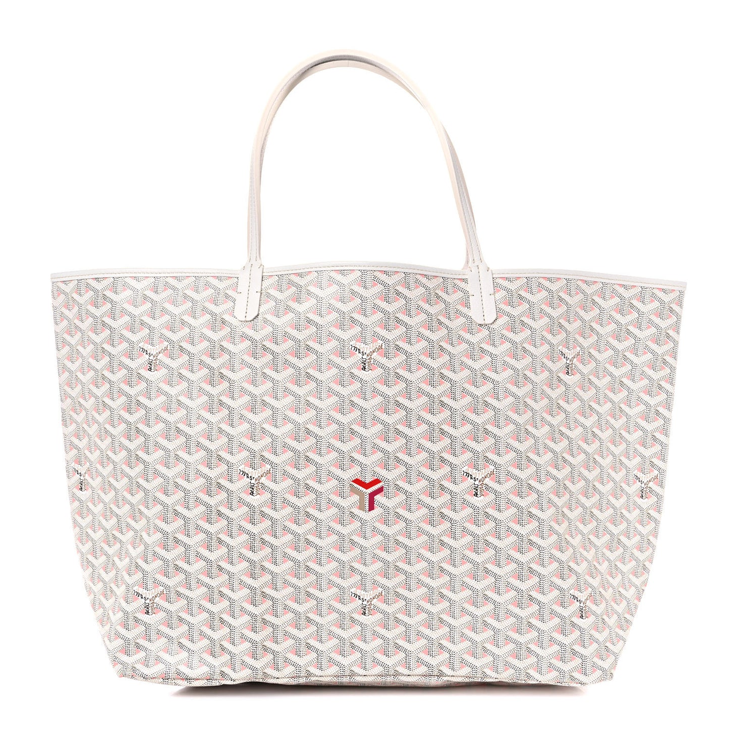 Goyardine Saint Louis Claire Voie GM White Pink