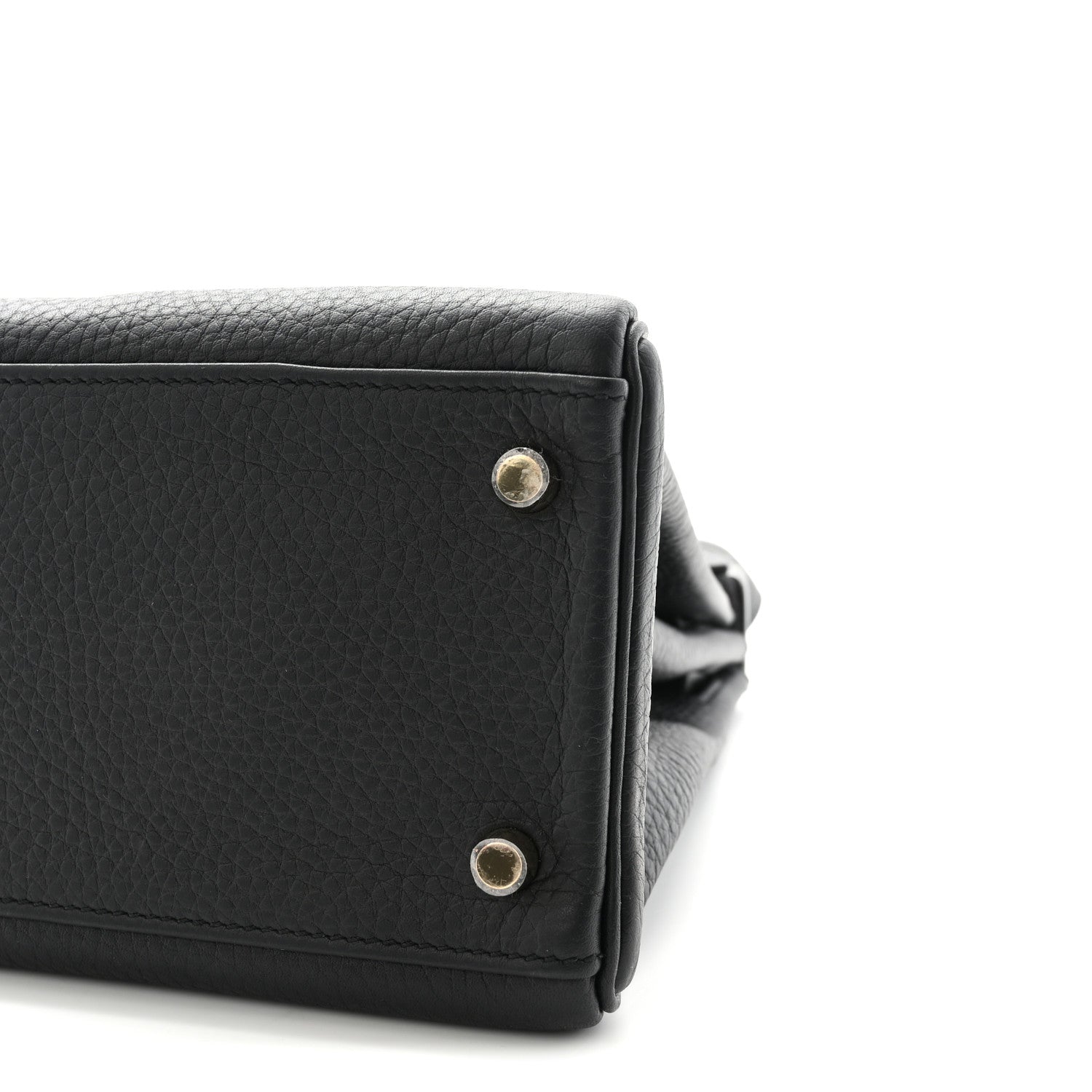 Hermes Taurillon Clemence Kelly Retourne 32 Black 9 of 9