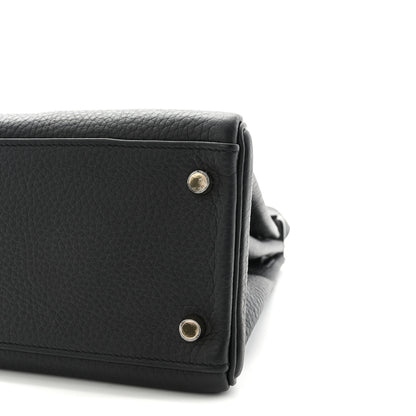 Hermes Taurillon Clemence Kelly Retourne 32 Black 9 of 9