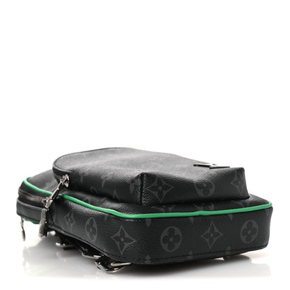 Louis Vuitton Monogram Eclipse Avenue Slingbag PM  Bamboo Green 4 of 9