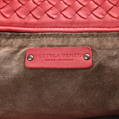 Bottega Veneta Nappa Intrecciato Large Seamless Tote China Red 6 of 11