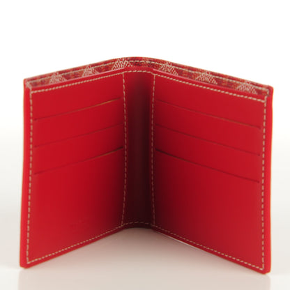 Goyard Goyardine Bi-Fold Wallet Red 5 of 7