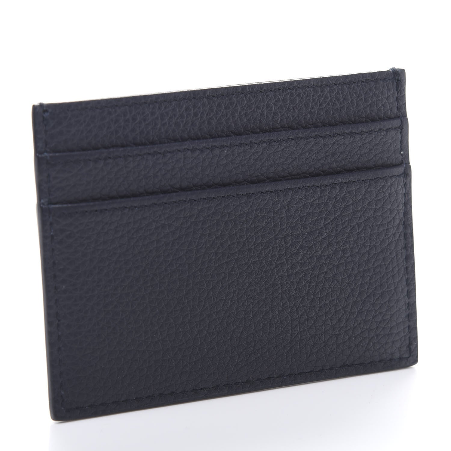 Christian Dior X AIR JORDAN Grained Calfskin Card Holder Bleu 3 of 9