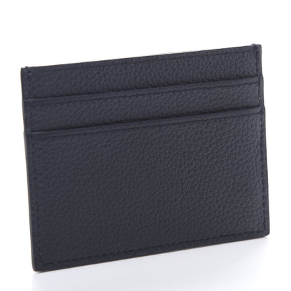 Christian Dior X AIR JORDAN Grained Calfskin Card Holder Bleu 3 of 9